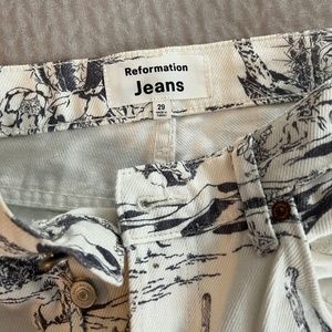 Reformation Oasis High Rise Straight Jeans